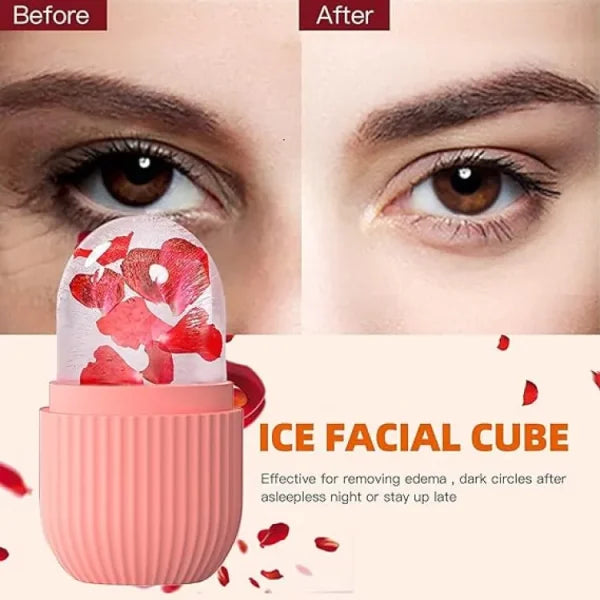 Facial Ice Roller Cube Tray – Skincare Massager eGood