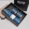 Double Wall Stainless Steel Thermos Set – 500ml Vacuum Flask with Extra Lid, Gift Box eGood