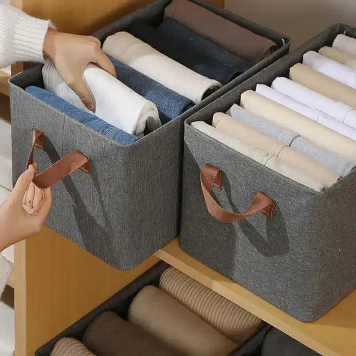 Wardrobe Clothes Organizer Storage Box Foldable Drawer 2 eGoodpk